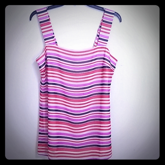 Cabi Pink Striped Blouse - Picture 8 of 8